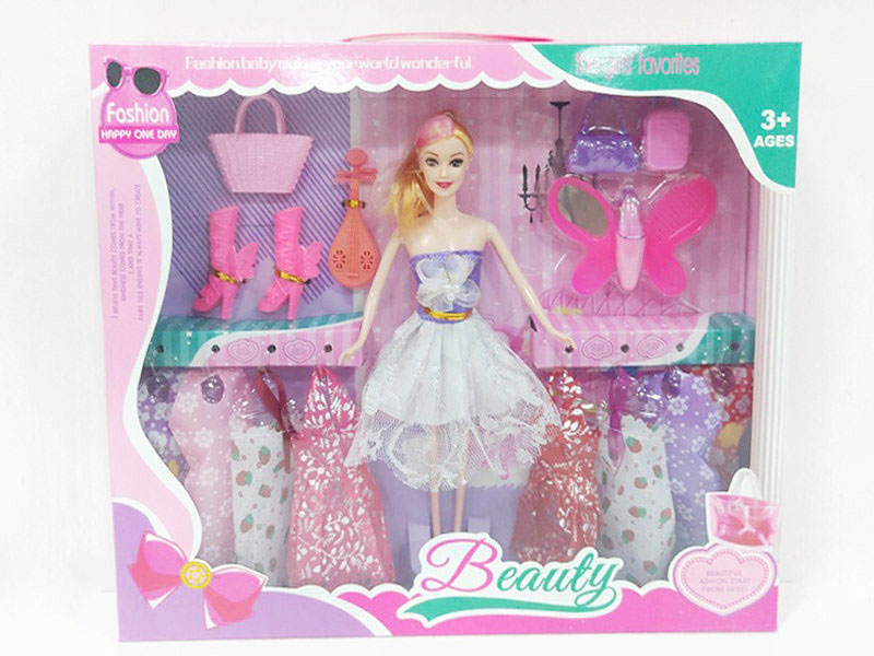 11inch Solid Body Doll Set toys