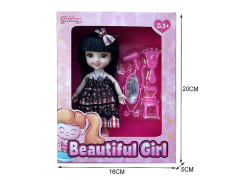 6inch Solid Body Doll Set toys