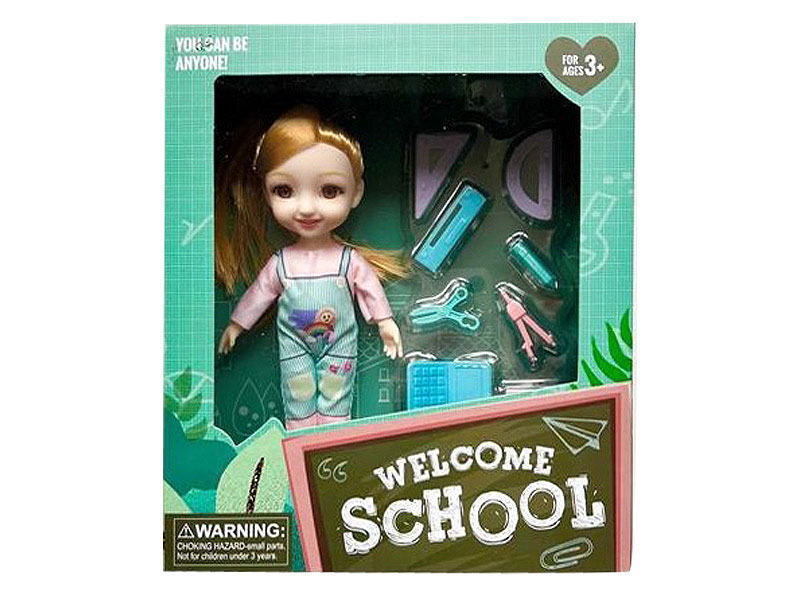 6inch Solid Body Doll Set toys