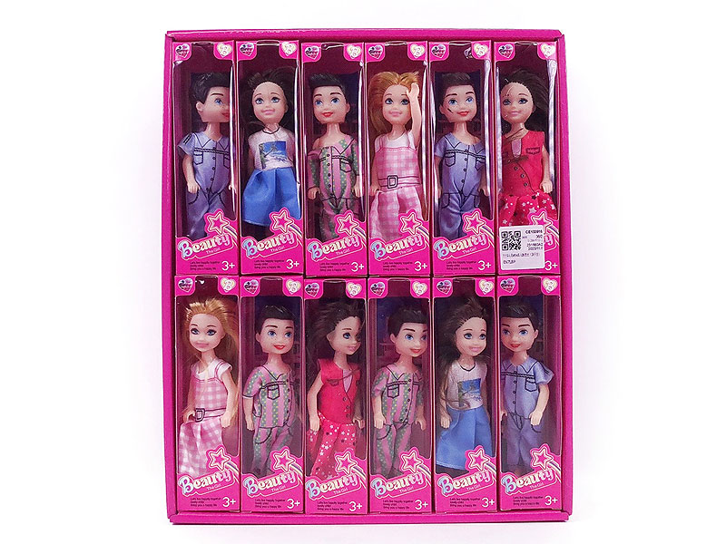 5inch Solid Body Doll(24in1) toys