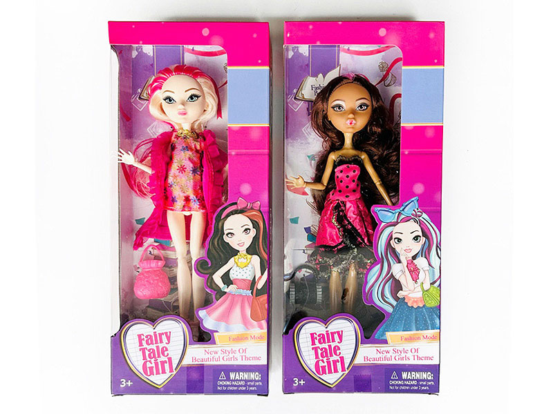 9inch Solid Body Doll Set(2S) toys