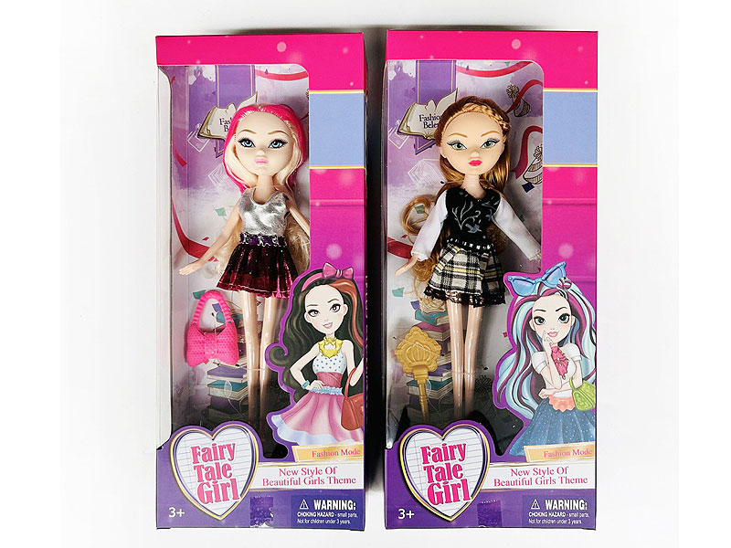 9inch Solid Body Doll Set(2S) toys