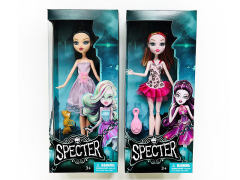 9inch Solid Body Doll Set(2S) toys