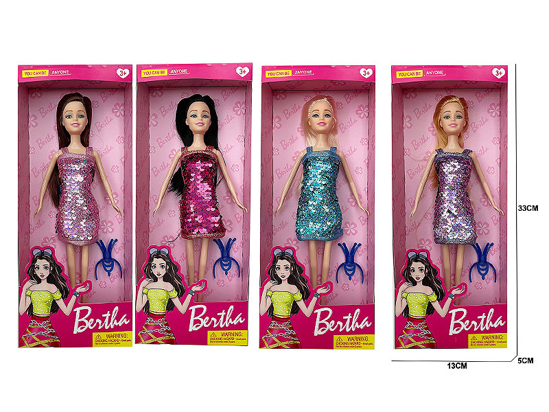 11.5inch Solid Body Doll Set(4S) toys