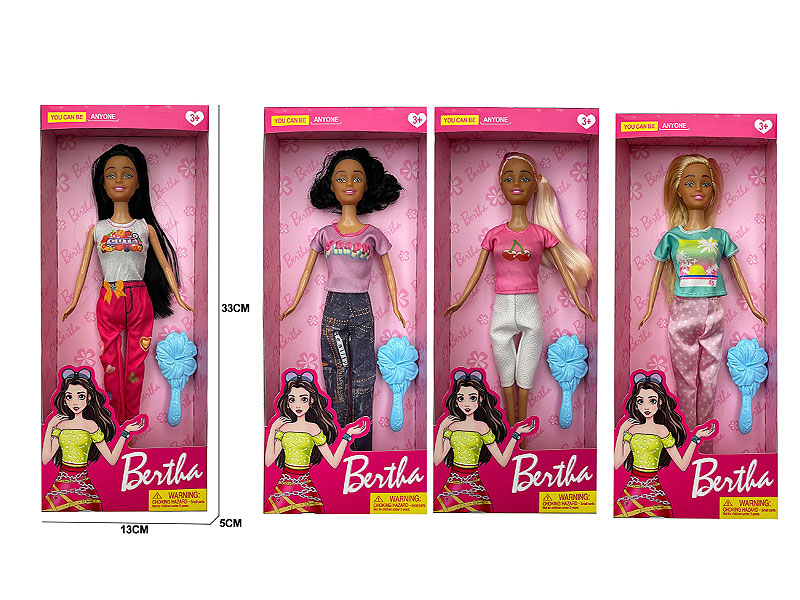 11.5inch Solid Body Doll Set(4S) toys