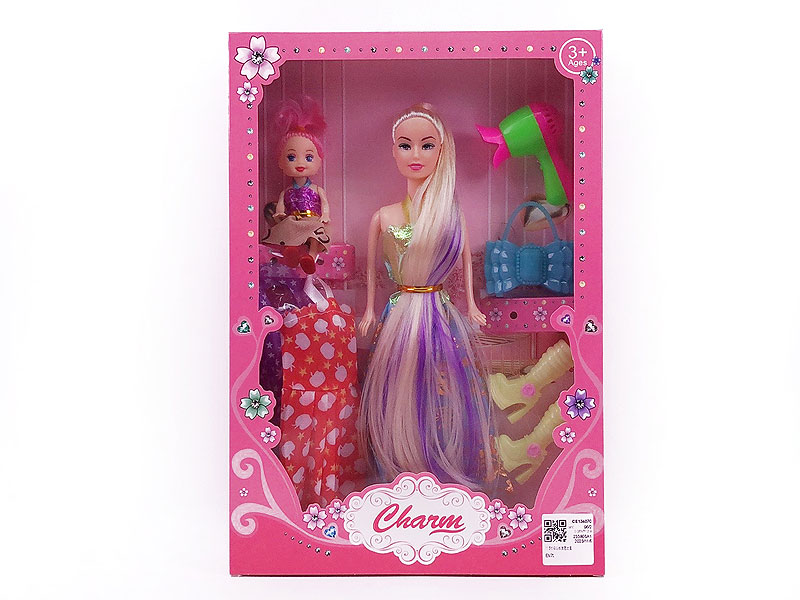 11.5inch Solid Body Doll Set toys