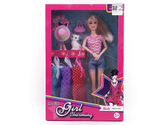 11inch Solid Body Doll Set toys