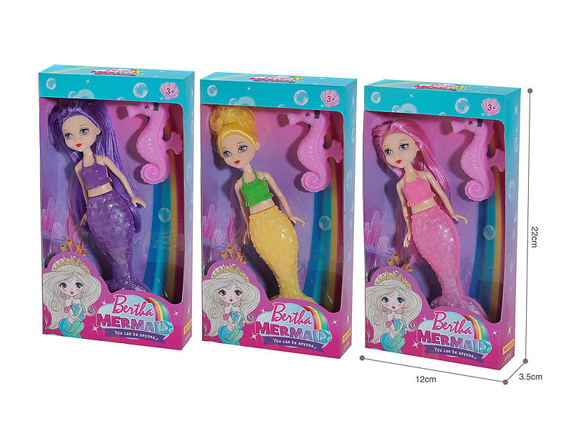 8inch Solid Body Mermaid(3S) toys