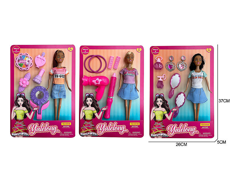 11.5inch Solid Body Doll Set(3S) toys