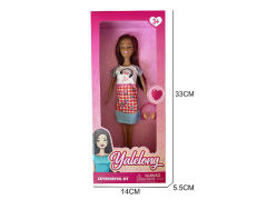 11.5inch Solid Body Doll Set toys