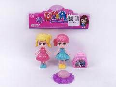 4inch Solid Body Doll Set(2in1) toys