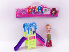 3.5inch Solid Body Doll Set toys