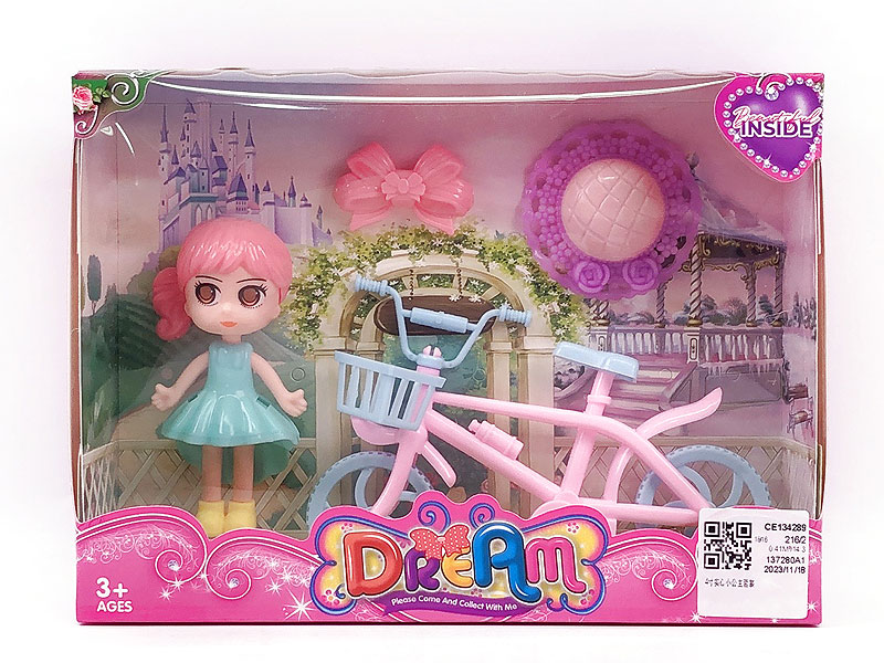 4inch Solid Body Doll Set toys