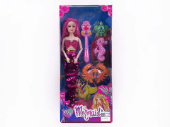 11.5inch Solid Body Mermaid Set toys