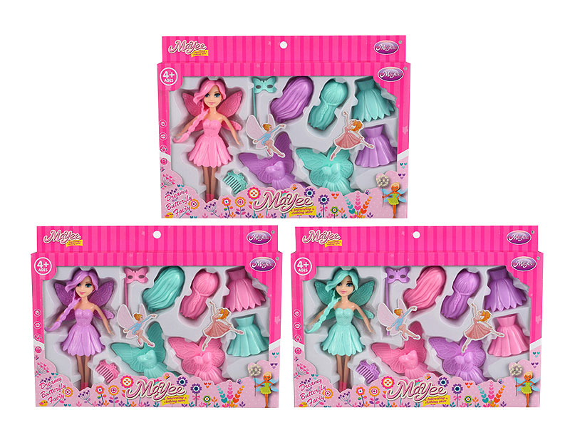 7inch Solid Body Doll Set(3S) toys