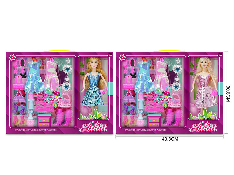 Solid Body Doll Set(2S) toys