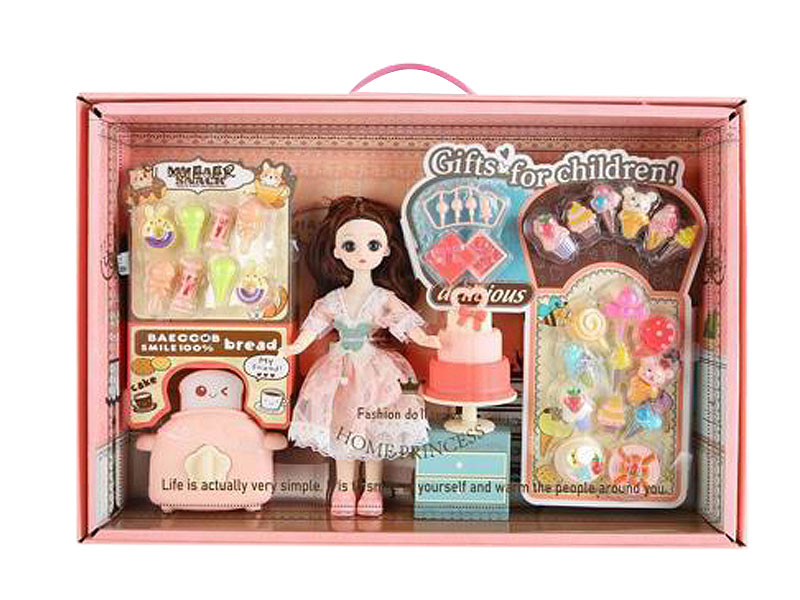 30CM Solid Body Doll Set toys