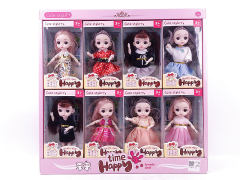 6inch Solid Body Doll(8in1) toys