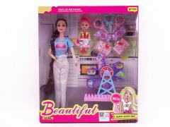 11inch Solid Body Doll Set toys