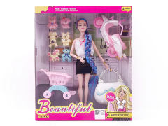 11inch Solid Body Doll Set toys