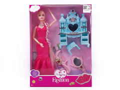 11inch Solid Body Doll Set(2S) toys