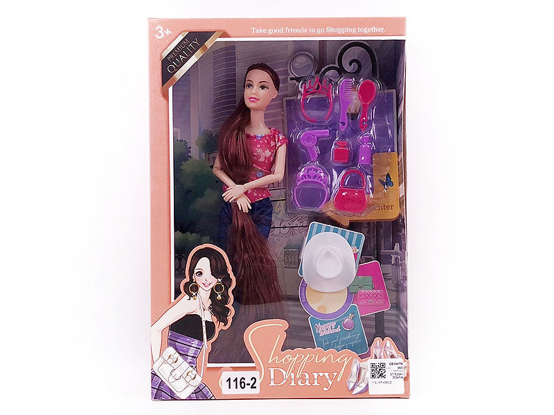 11inch Solid Body Doll Set toys