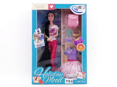 11inch Solid Body Doll Set toys