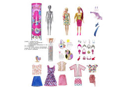 11.5inch Solid Body Soak Water And Change Color Barbie toys