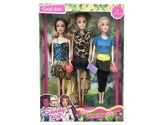 11.5inch Solid Body Doll Set(3in1) toys