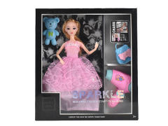 11.5inch Solid Body Doll Set toys