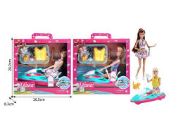 11inch Solid Body Doll Set(2S) toys