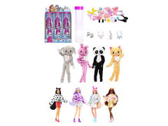 11.5inch Solid Body Doll Set(6in1) toys