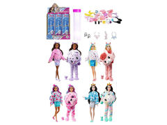 11.5inch Solid Body Doll Set(6in1) toys