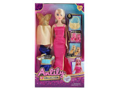 11.5inch Solid Body Doll Set toys