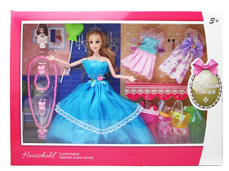 11.5inch Solid Body Doll Set toys