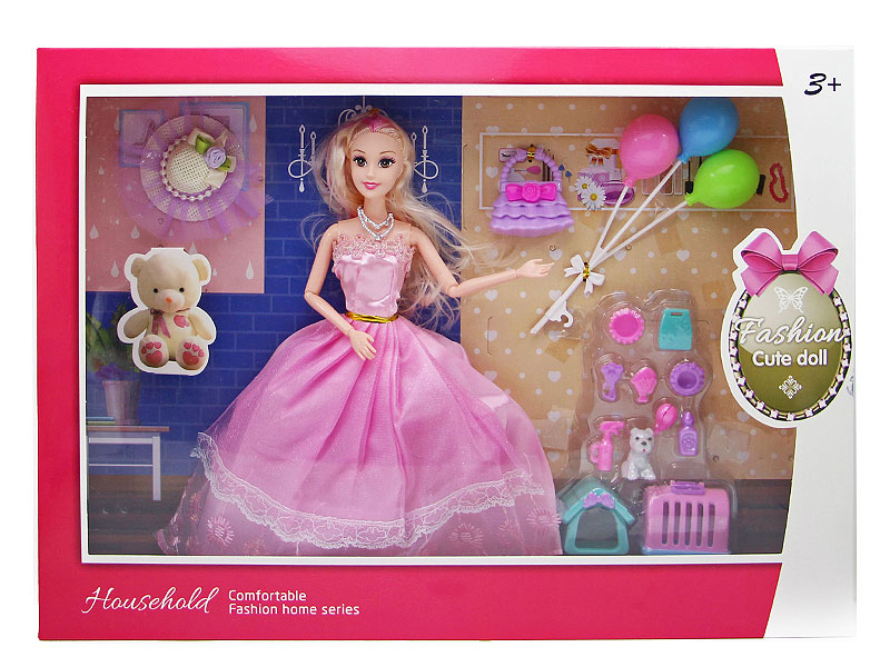 11.5inch Solid Body Doll Set toys