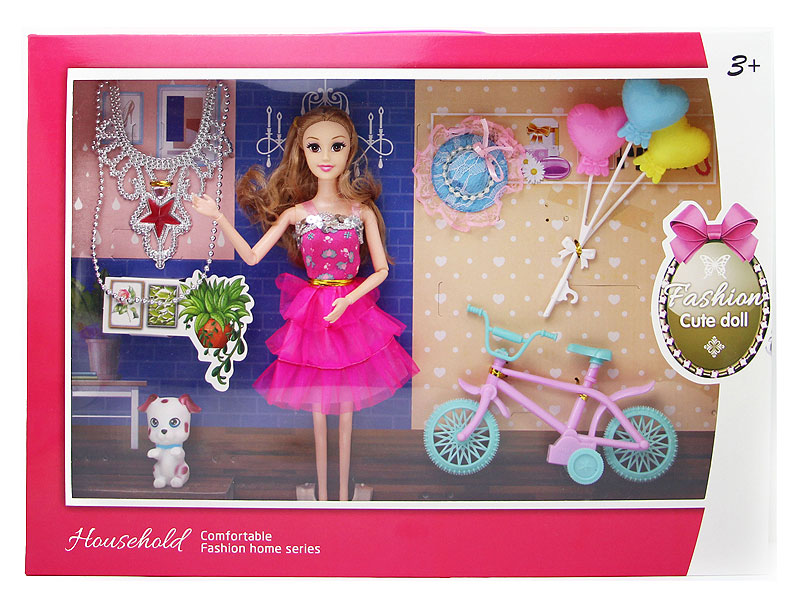 11.5inch Solid Body Doll Set toys