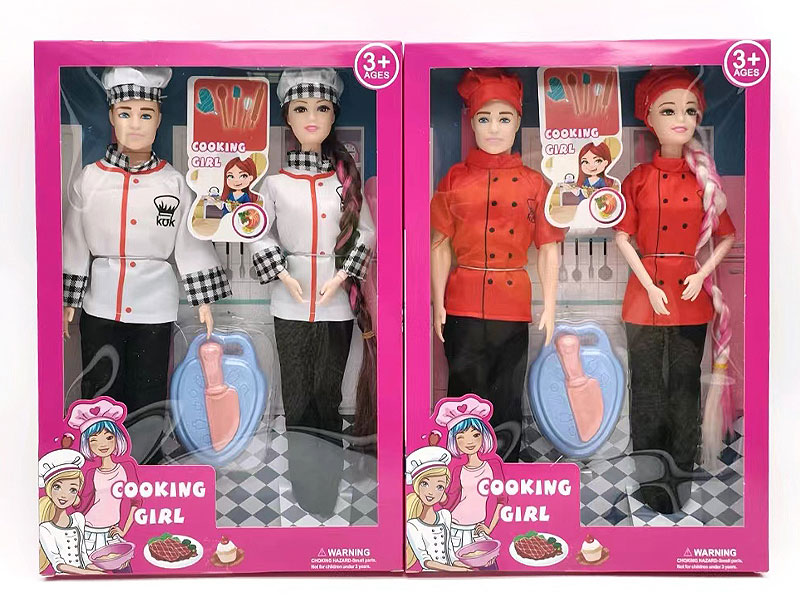 11.5inch Solid Body Doll Set(2in1) toys