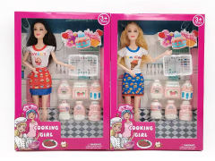 11.5inch Solid Body Doll Set(2S) toys