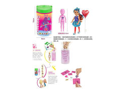 5inch Solid Body Color Changing Doll Set toys