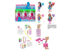 5inch Solid Body Color Changing Doll Set(6in1) toys