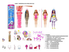 11.5inch Solid Body Color Changing Doll Set