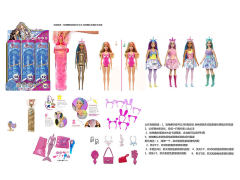 11.5inch Solid Body Color Changing Doll Set(6in1)