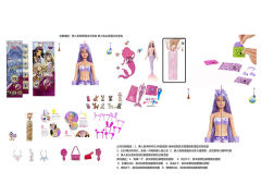 11.5inch Solid Body Color Changing Mermaid Set