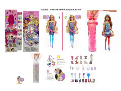 11.5inch Solid Body Color Changing Doll Set