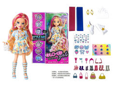 10inch Solid Body Doll Set toys