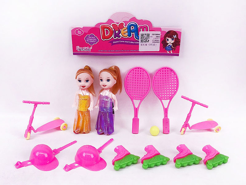 Doll Set(2in1) toys