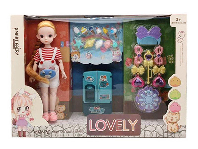 12inch Solid Body Doll Set toys