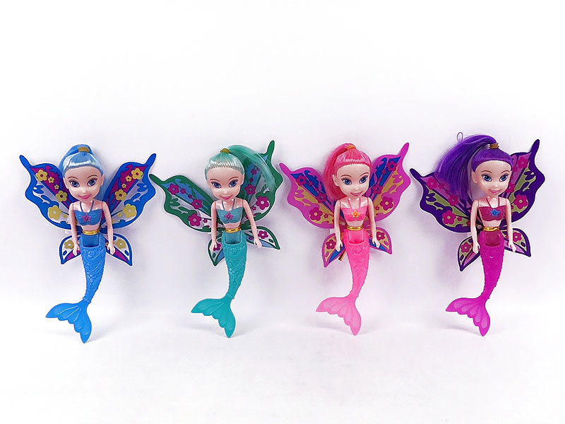 9inch Solid Body Mermaid(4C) toys