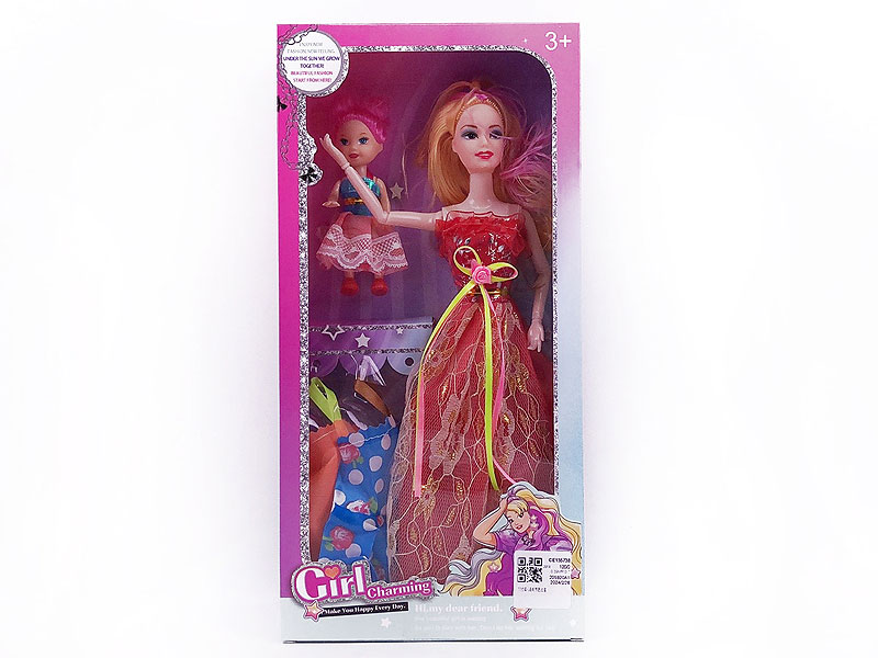 11inch Solid Body Doll Set toys